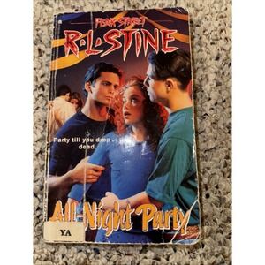 RL Stine Fear Street All Night Party series book paperback vintage cover 1st Edi